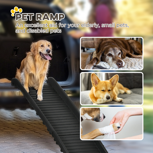 Foldable Pet Ramp – Safe, Non-Slip Access for Pets on the Go