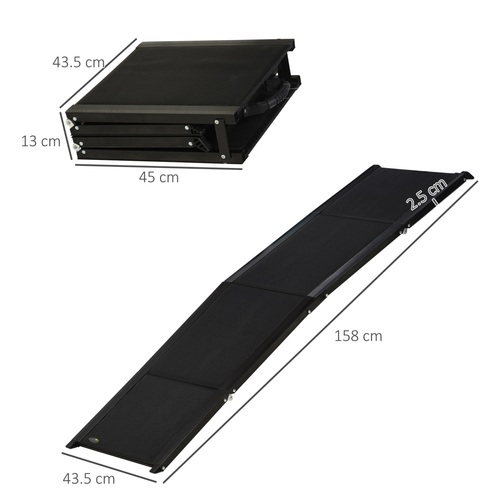 Premium Foldable Dog Ramp – Safe, Easy Access for Every Adventure for XL Dogs Non-Slip Surface, Portable Car Pet Ramp