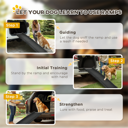 Foldable Pet Ramp – Safe, Non-Slip Access for Pets on the Go