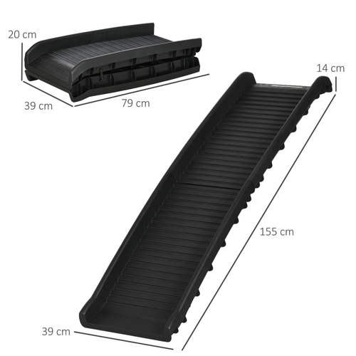 Foldable Pet Ramp – Safe, Non-Slip Access for Pets on the Go