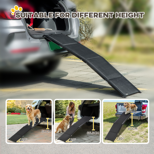 Premium Foldable Dog Ramp – Safe, Easy Access for Every Adventure for XL Dogs Non-Slip Surface, Portable Car Pet Ramp